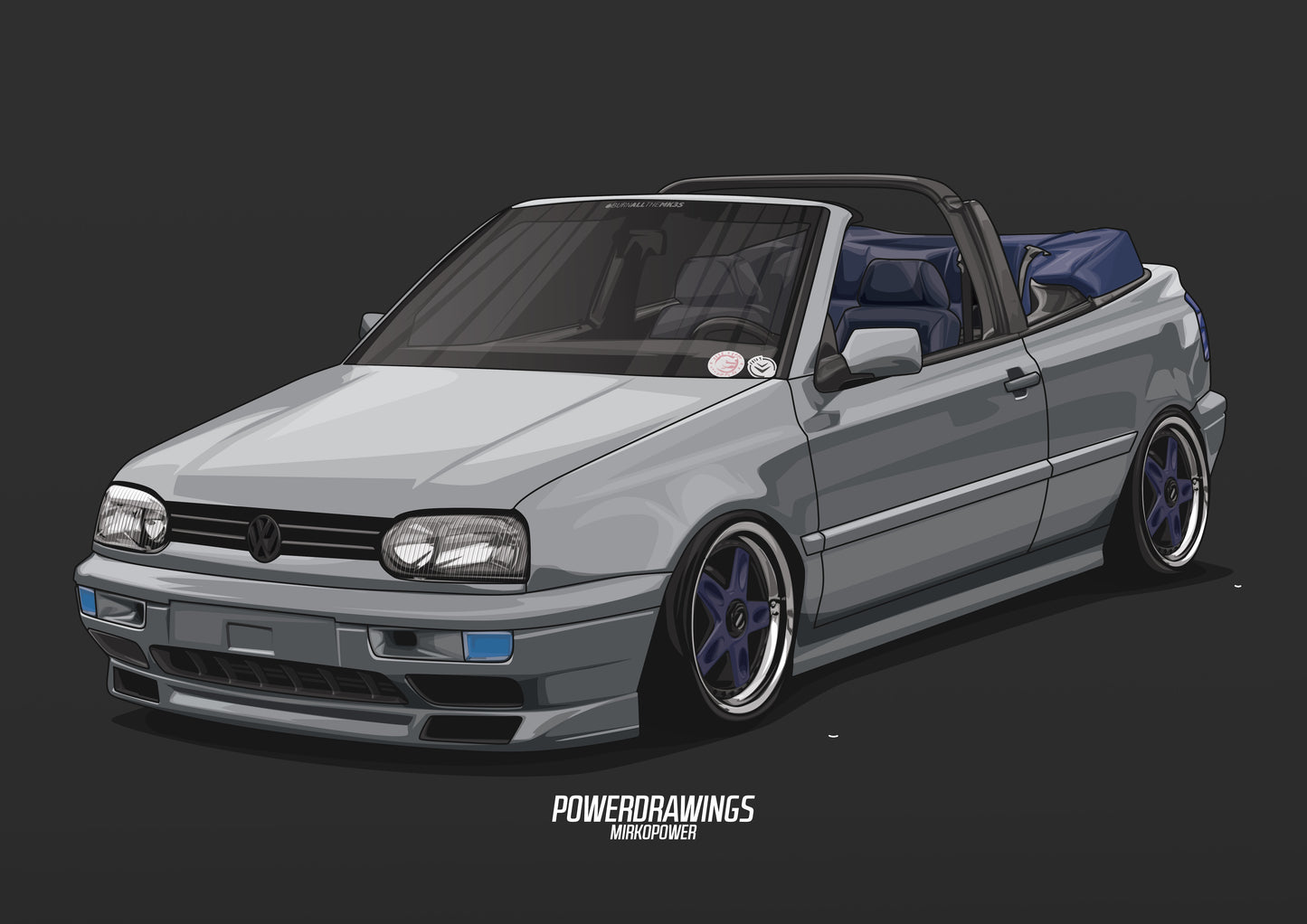 Golf MK3 Cabrio Nardogrey
