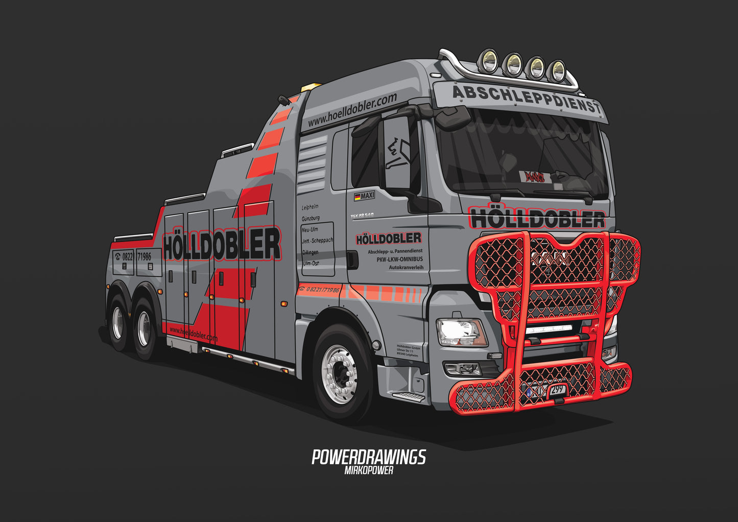 MAN TGX Towing Servic