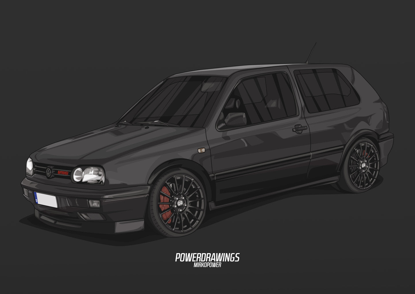 Golf 3 VR6 Black