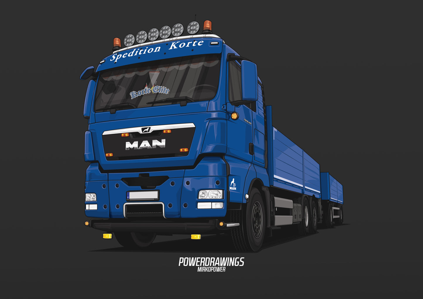 MAN TGX 26 480 Blue
