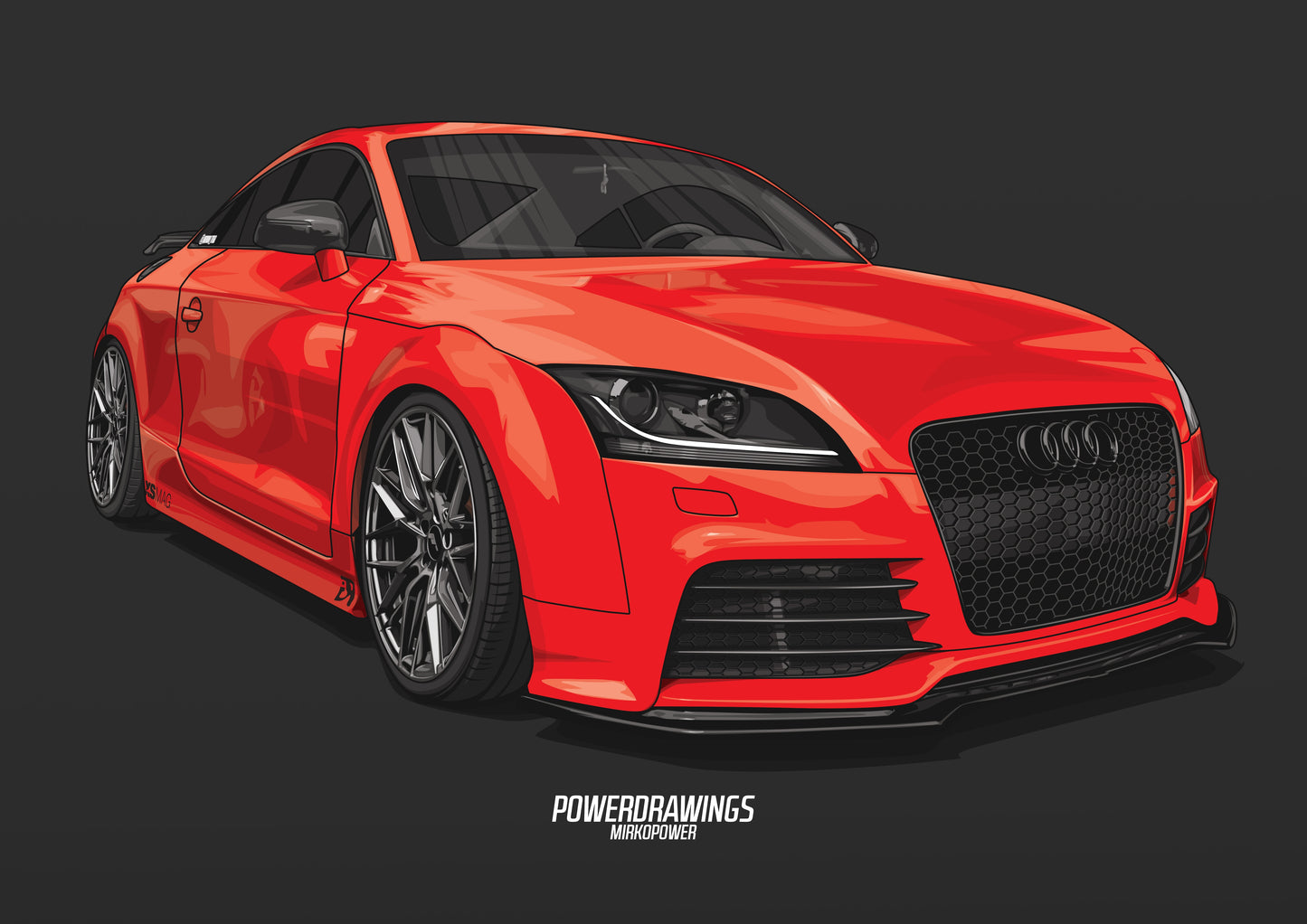 TT RS 8J Red