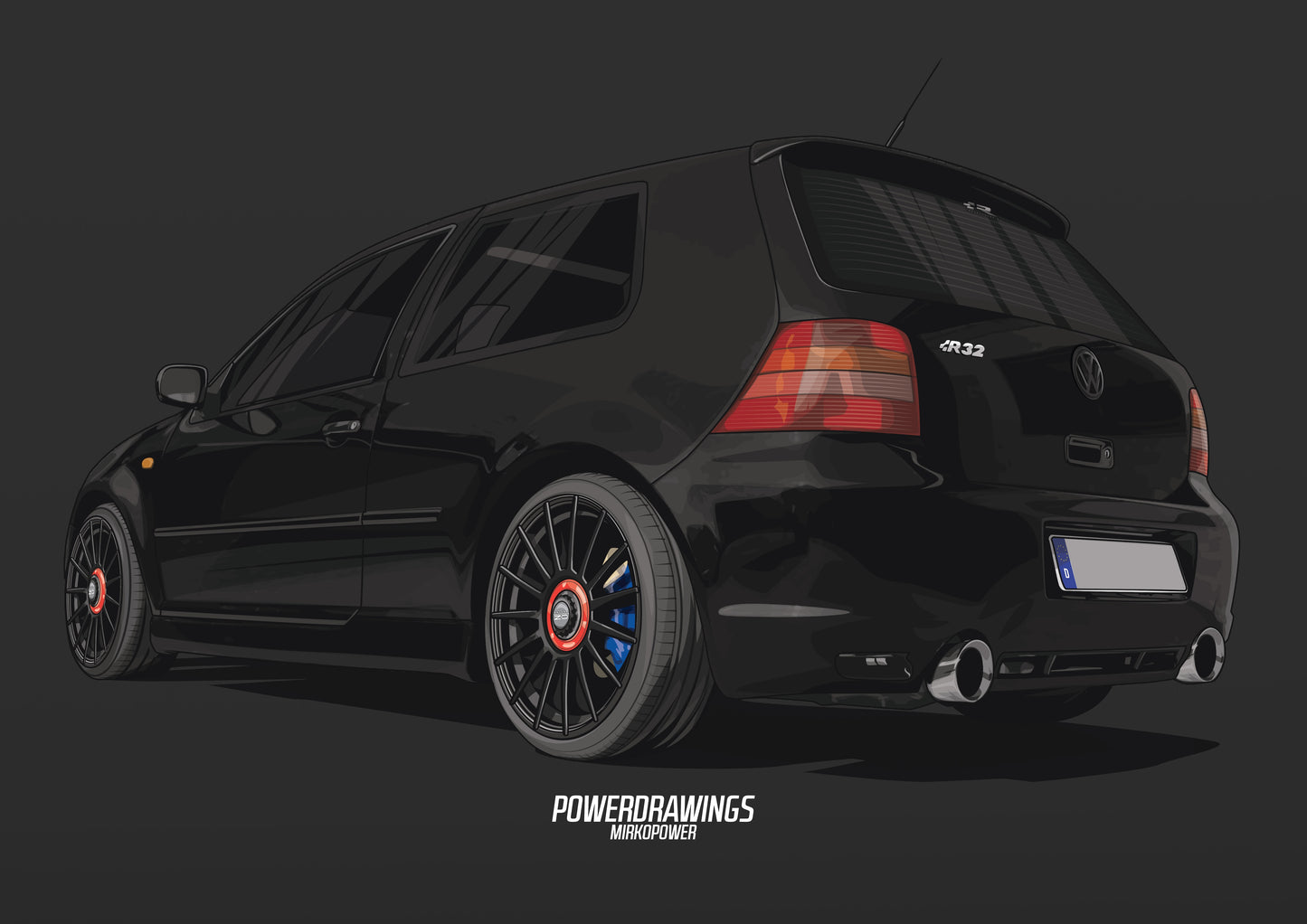Golf MK4 R32 Black