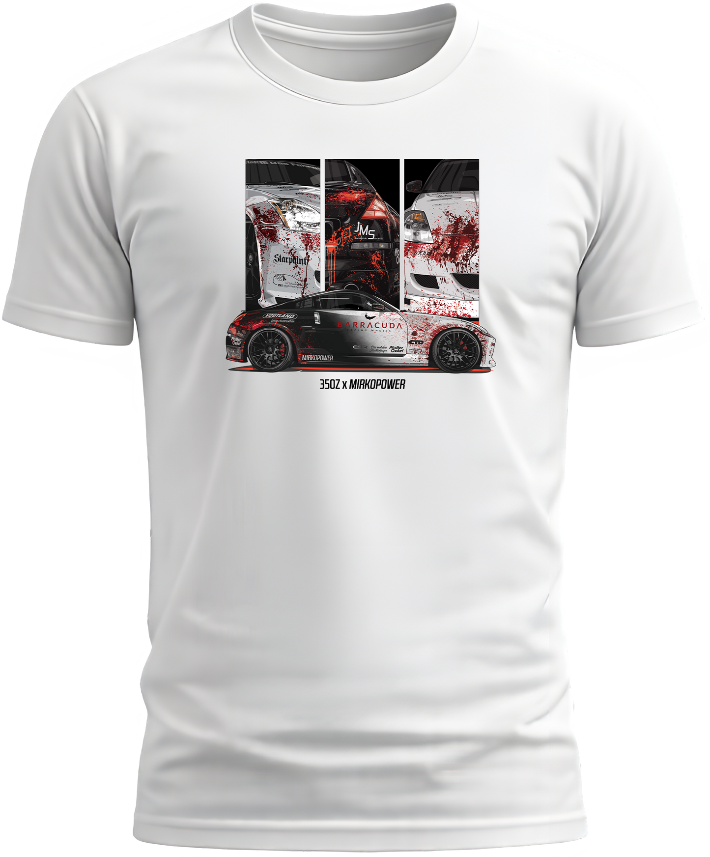 350Z x MIRKOPOWER Signature Shirt White