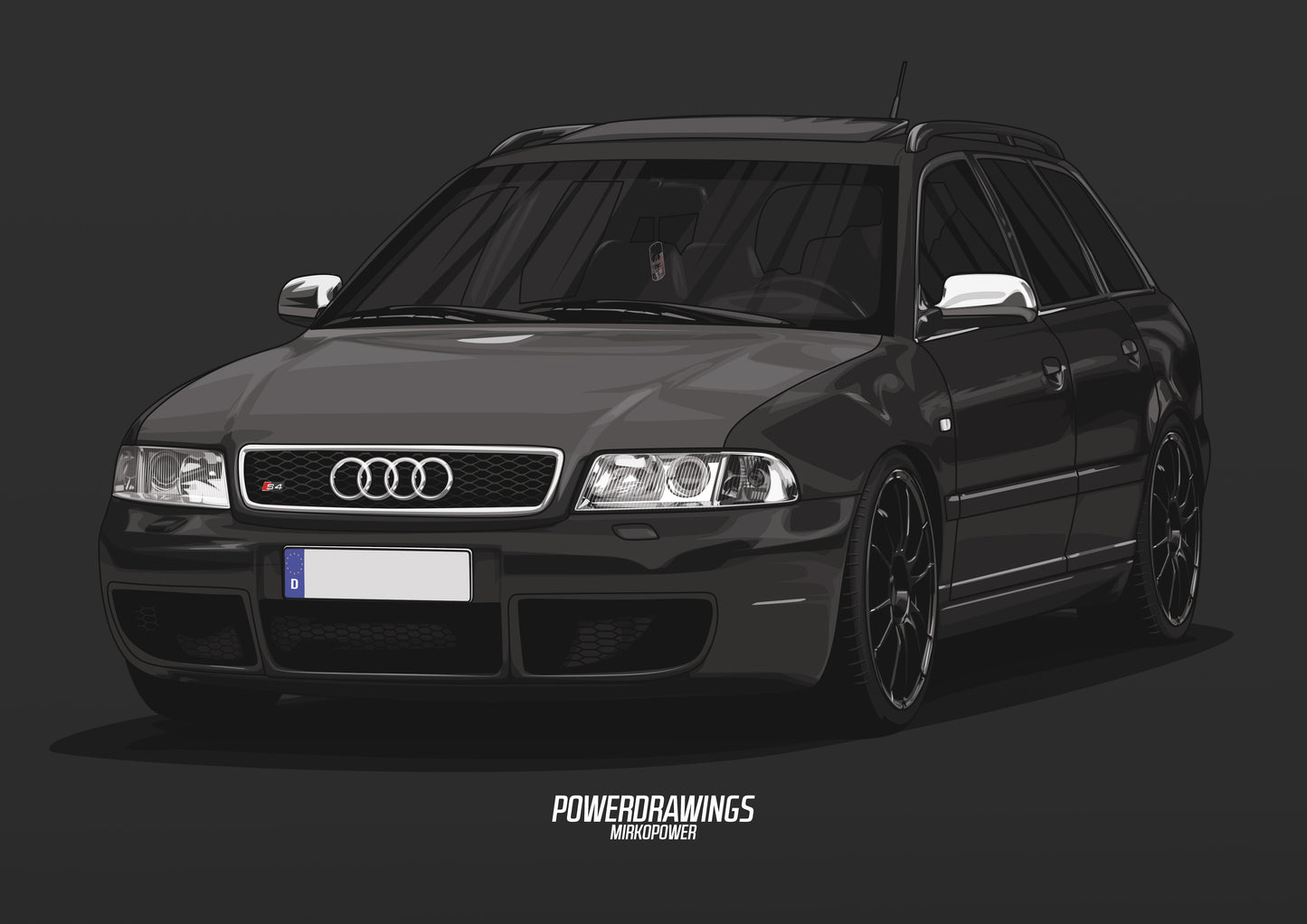 S4 B5 Grey Black