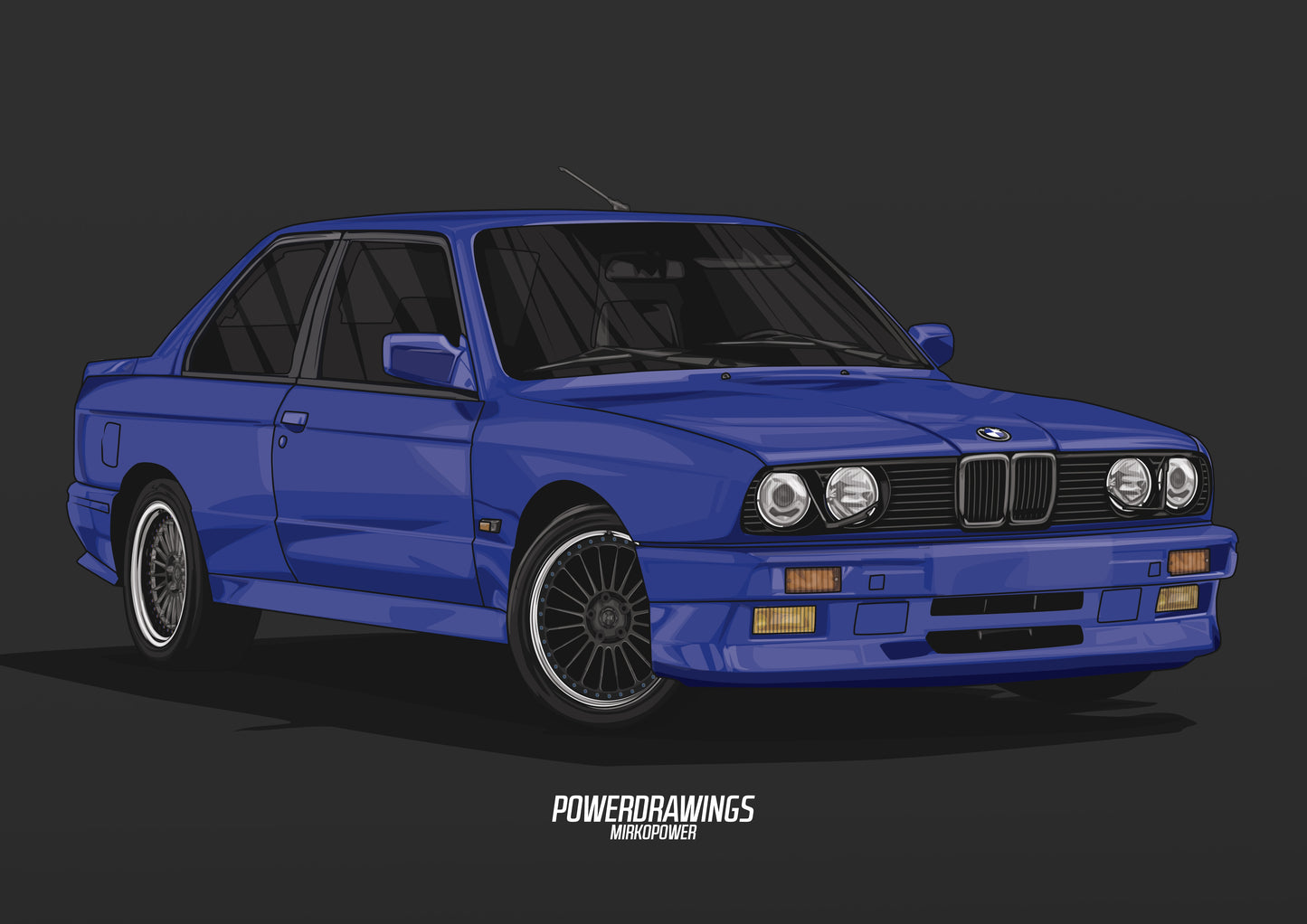 E30 Coupe Blue