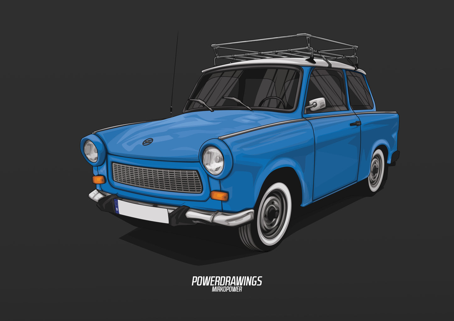 Trabant 601 Blue