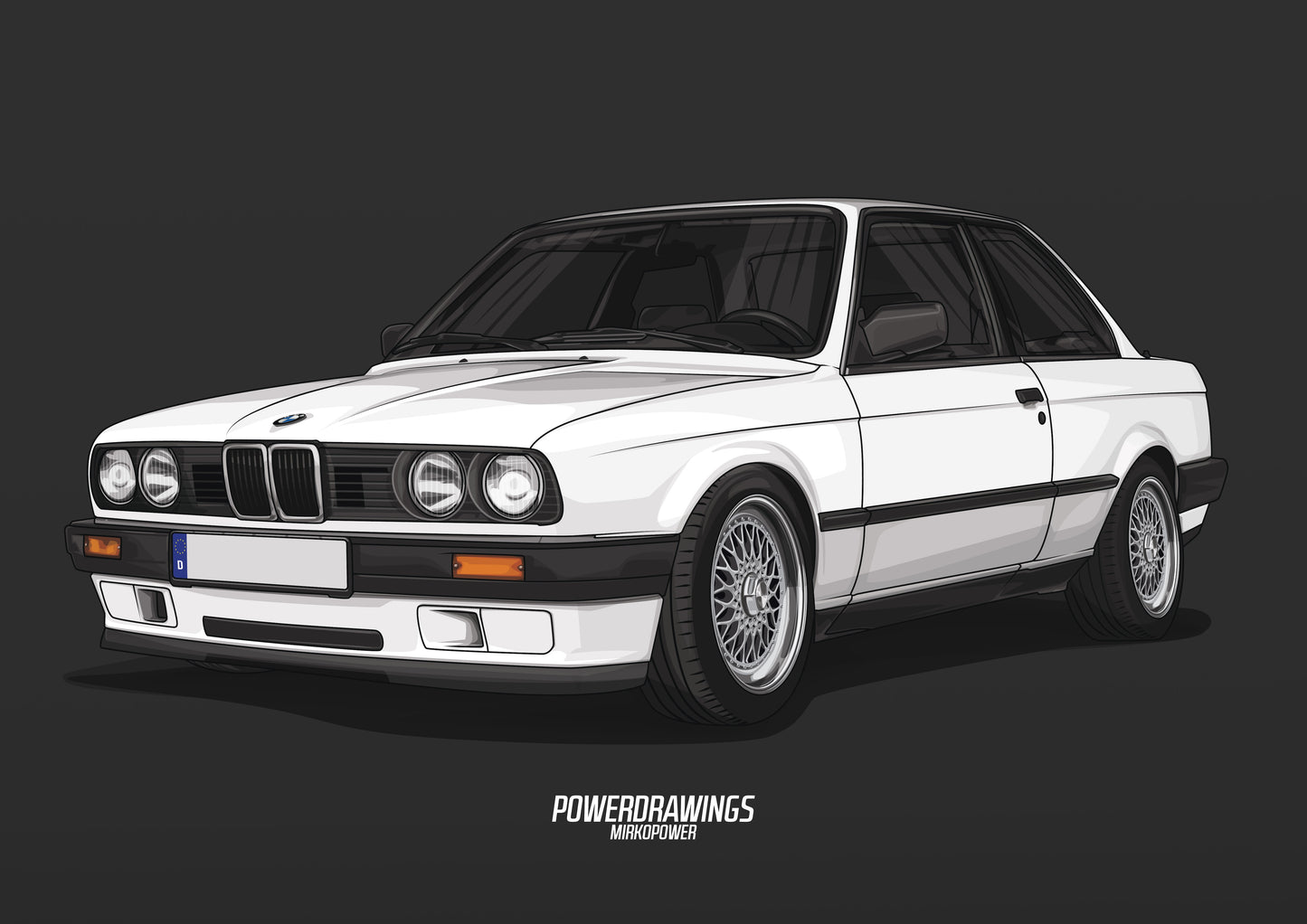 E30 White 325i