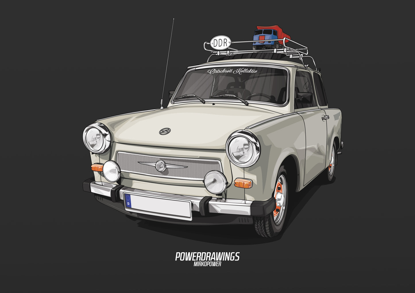 Trabant 601 Beige DDR