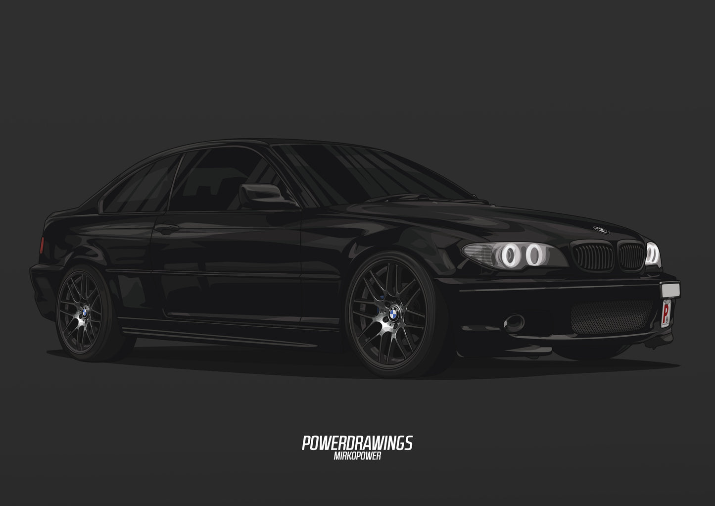 E46 Coupe Black