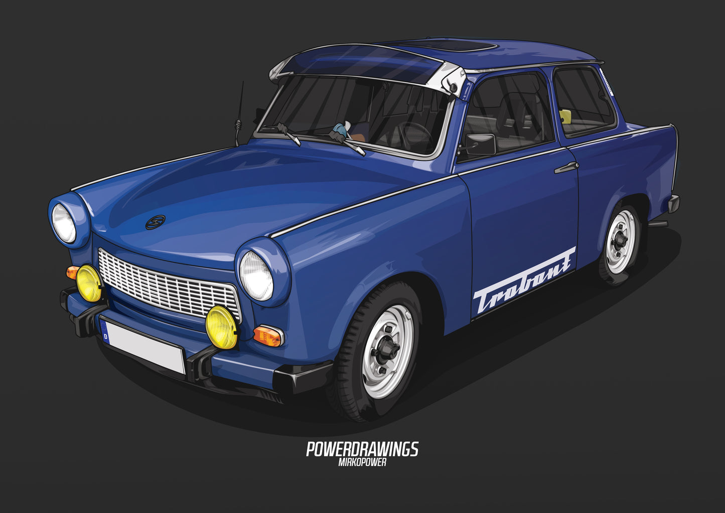 Trabant 601 Blue