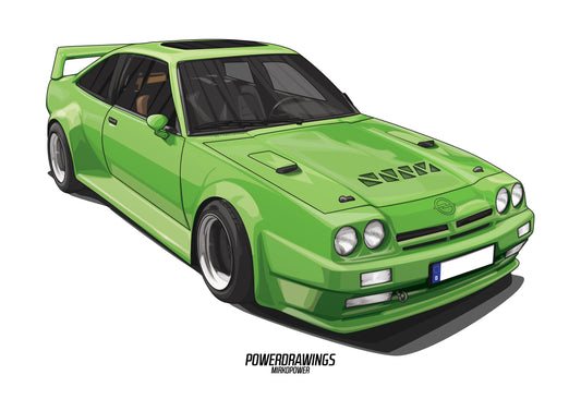 Opel Manta Green