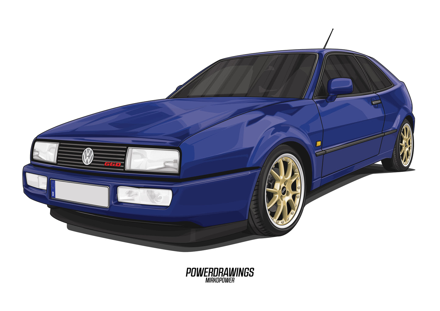 Corrado G60 53i Blue BBS