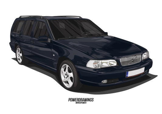 Volvo V70 Blue
