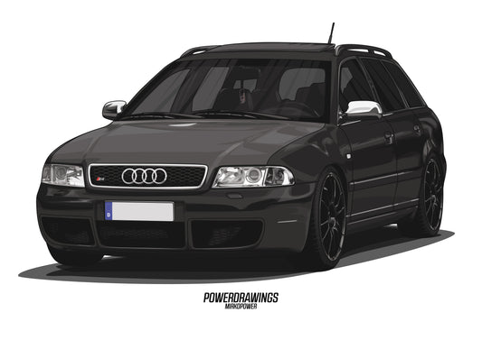 S4 B5 Grey Black