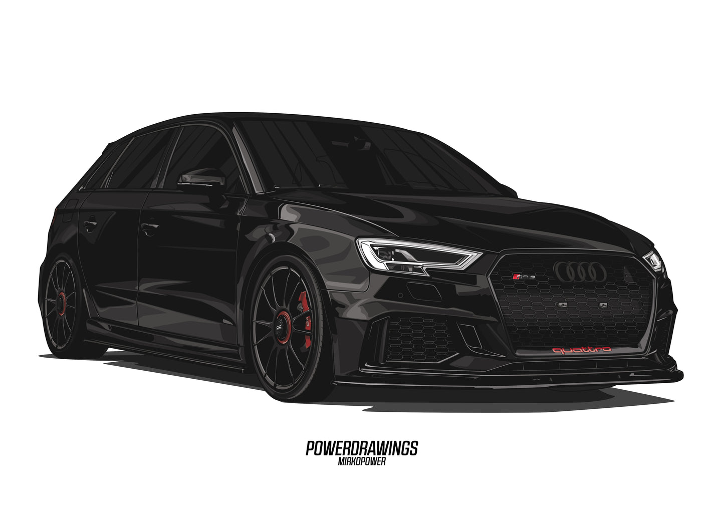 RS3 8V Black