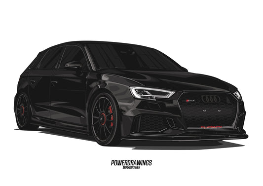 RS3 8V Black