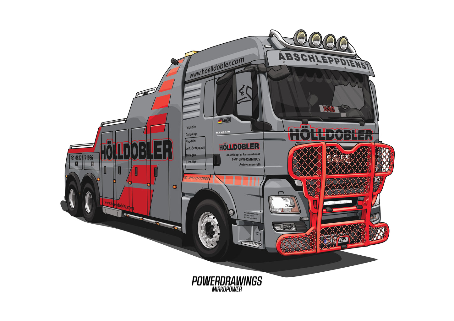 MAN TGX Towing Servic