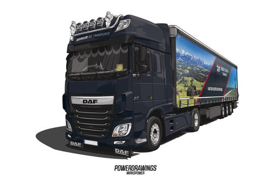 DAF XF 510 Dark Blue