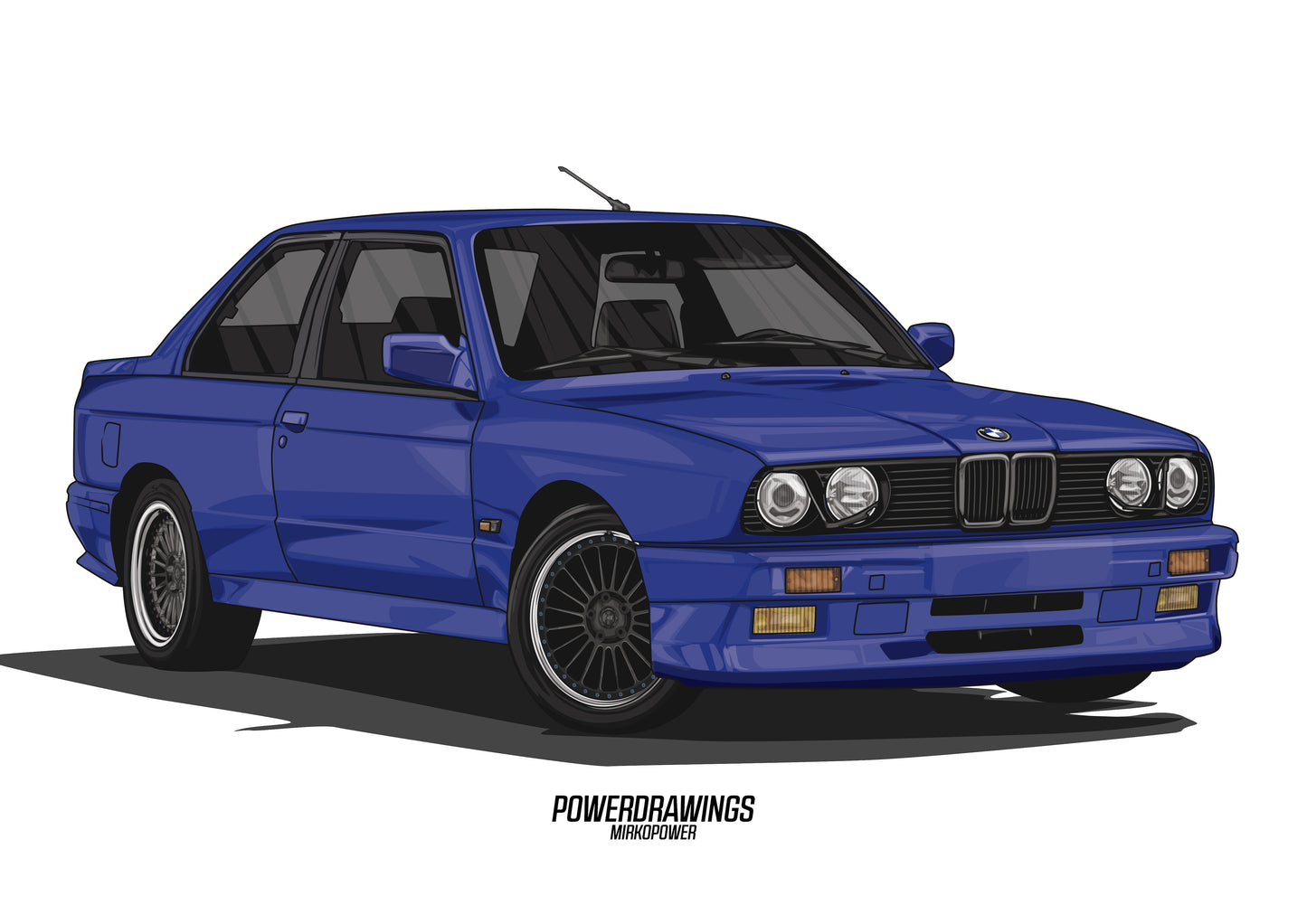 E30 Coupe Blue