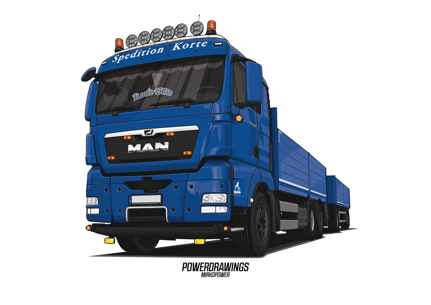 MAN TGX 26 480 Blue