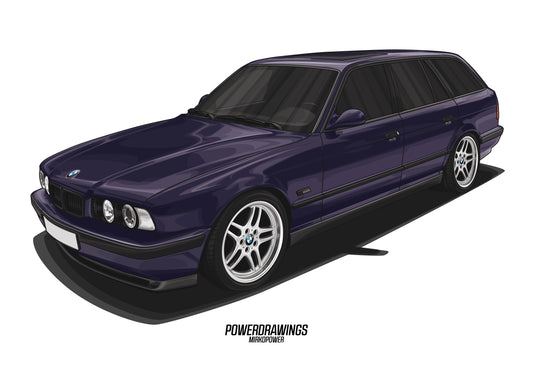 E34 Touring Purple