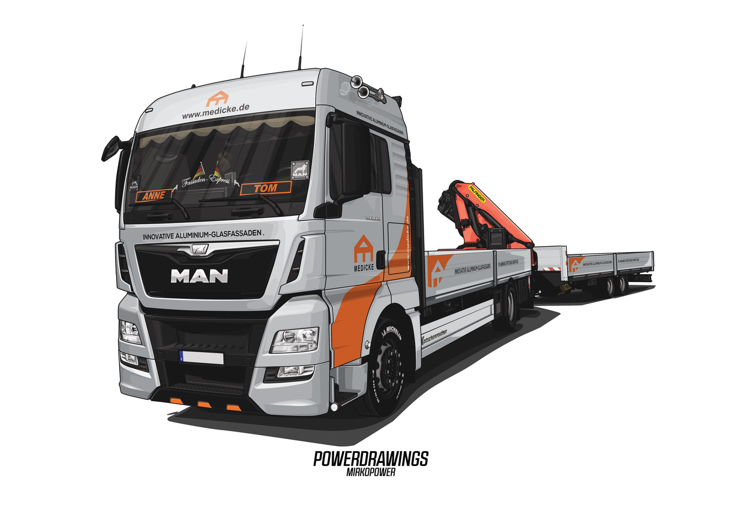MAN TGX 18 400 Crane