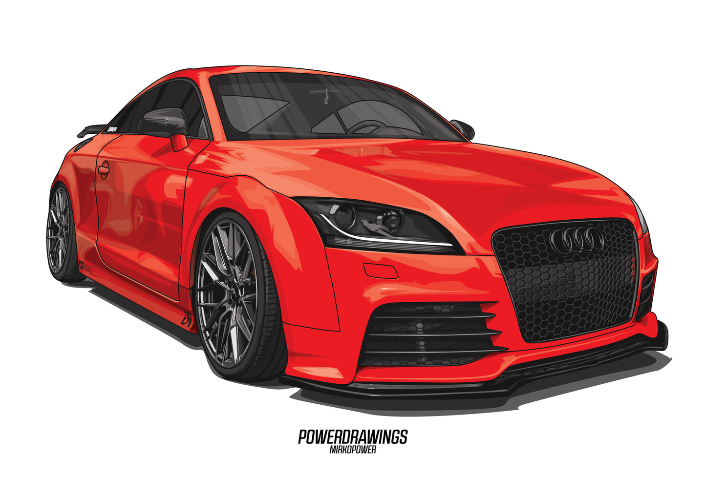 TT RS 8J Red