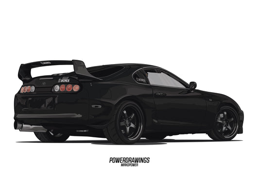 Toyota Supra MK4 Black