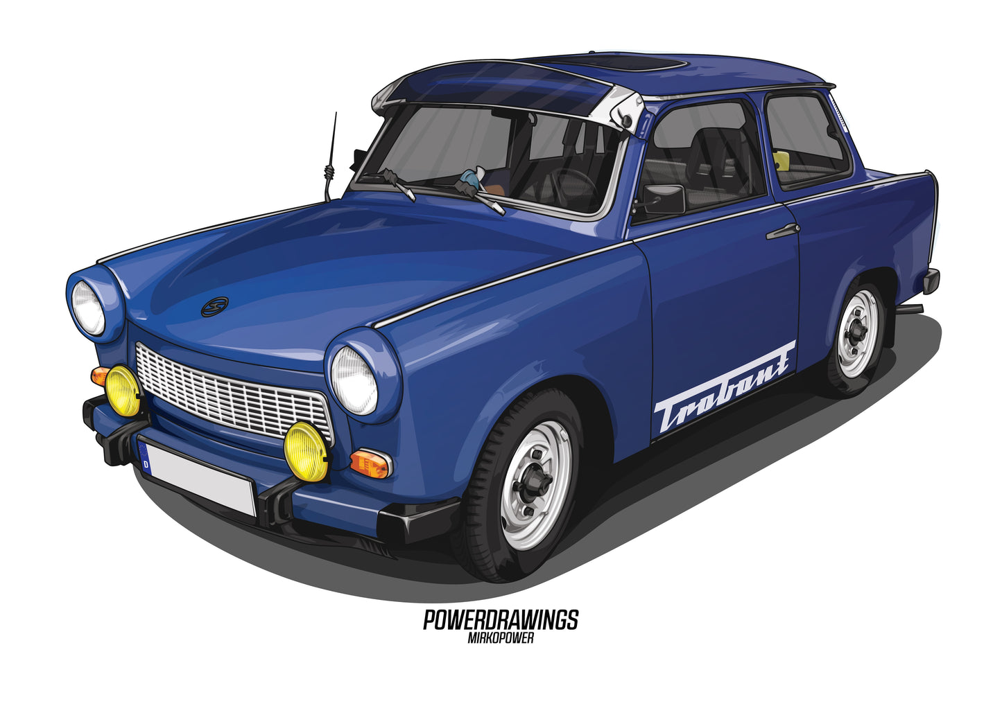 Trabant 601 Blue