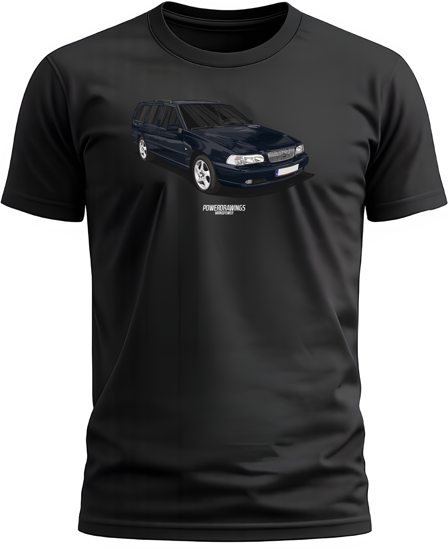 Volvo V70 Blue T-Shirt