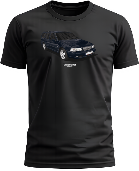 Volvo V70 Blue T-Shirt