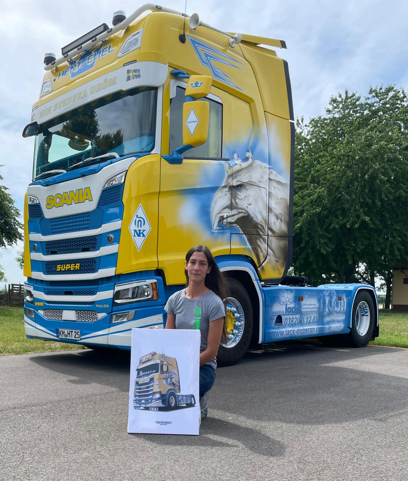 POWERDRAWINGS - Dein Fahrzeug als Zeichnung